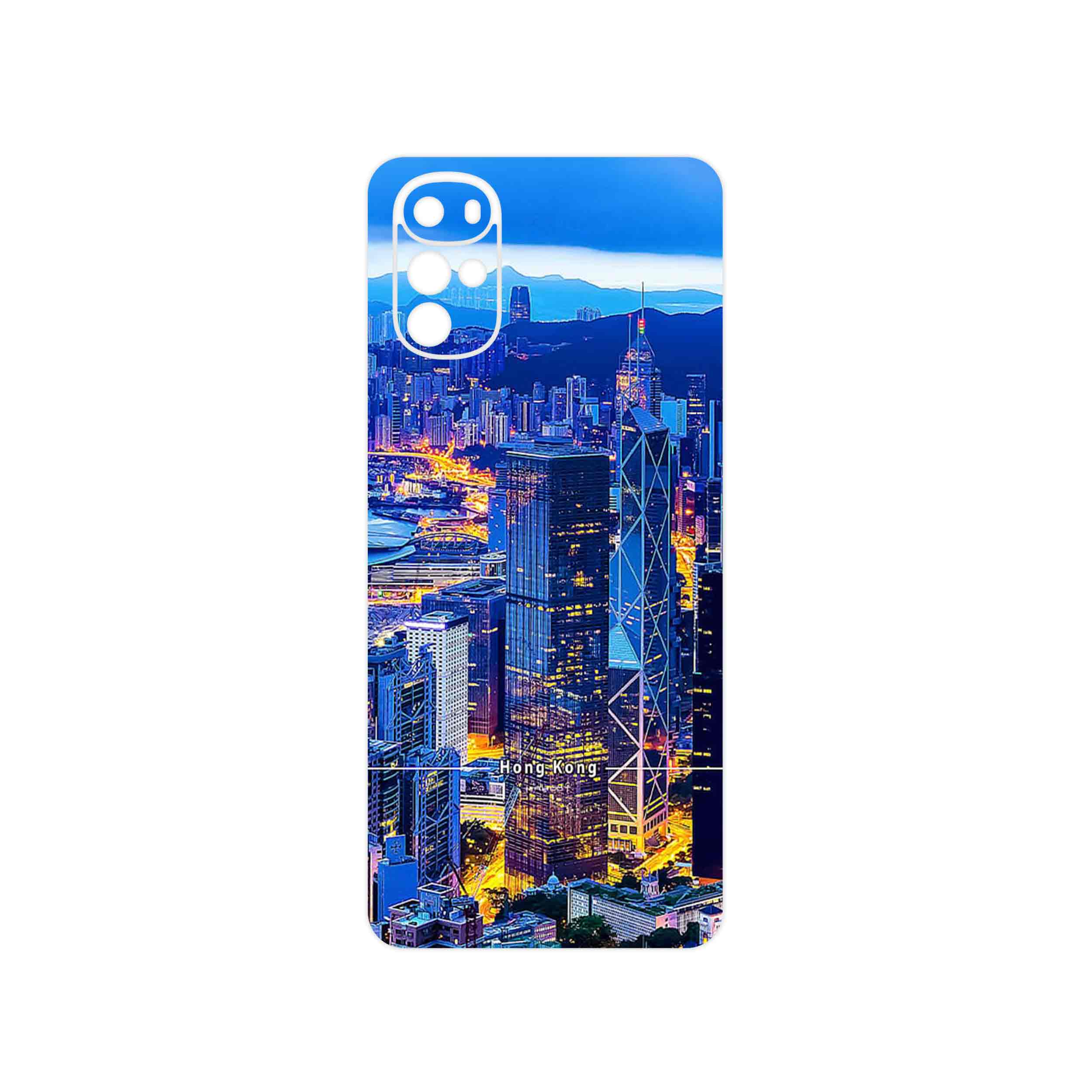 برچسب پوششی ماهوت مدل Hong Kong City مناسب برای گوشی موبایل موتورولا Moto G22