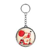 جاکلیدی خندالو طرح بسکتبال مدل دوطرفه کد 49934991