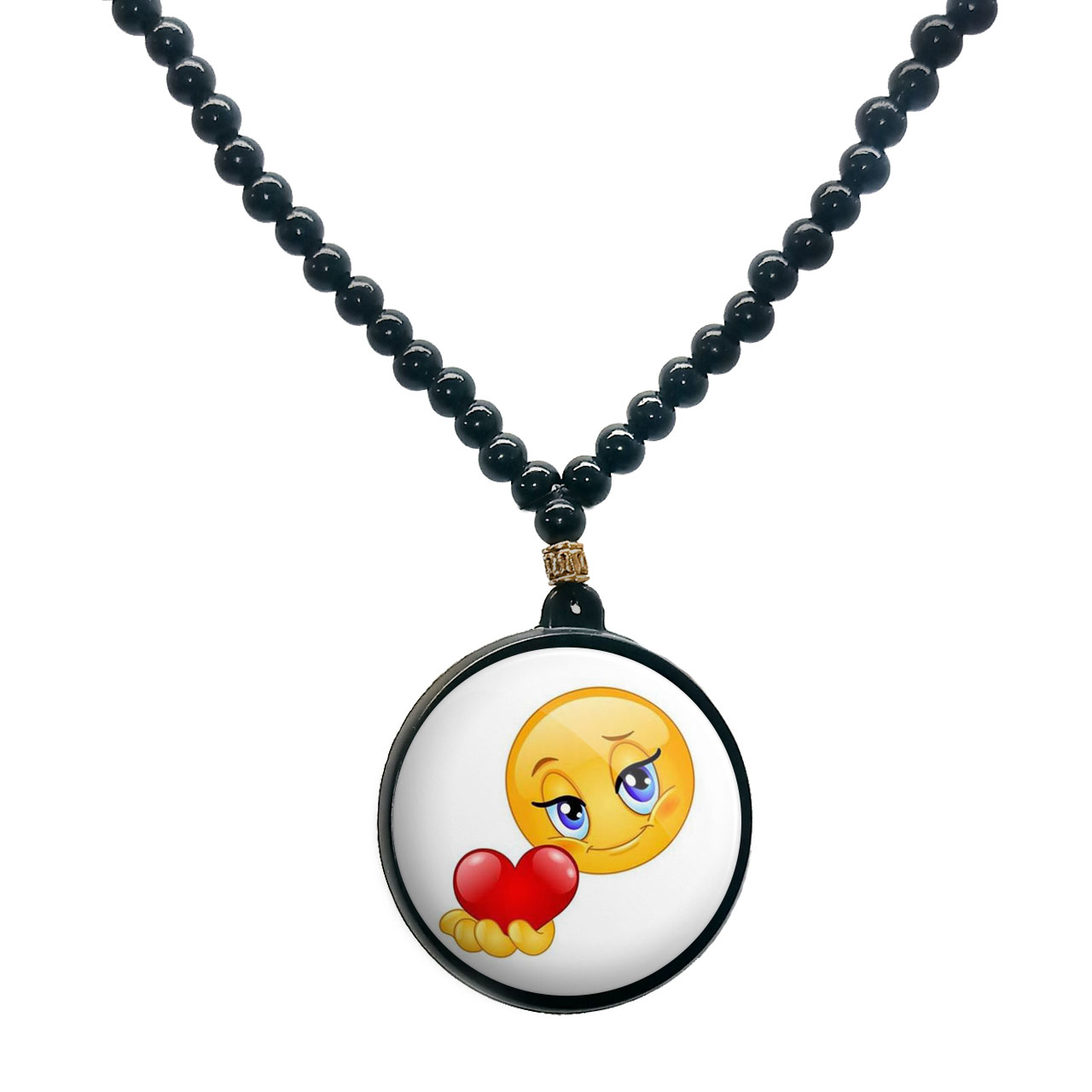 گردنبند پرمانه طرح عاشقانه کد pmd.5406 مدل دو طرفه