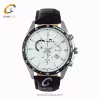 ساعت مچی مردانه بند چرمی مشکی مونته M1754324