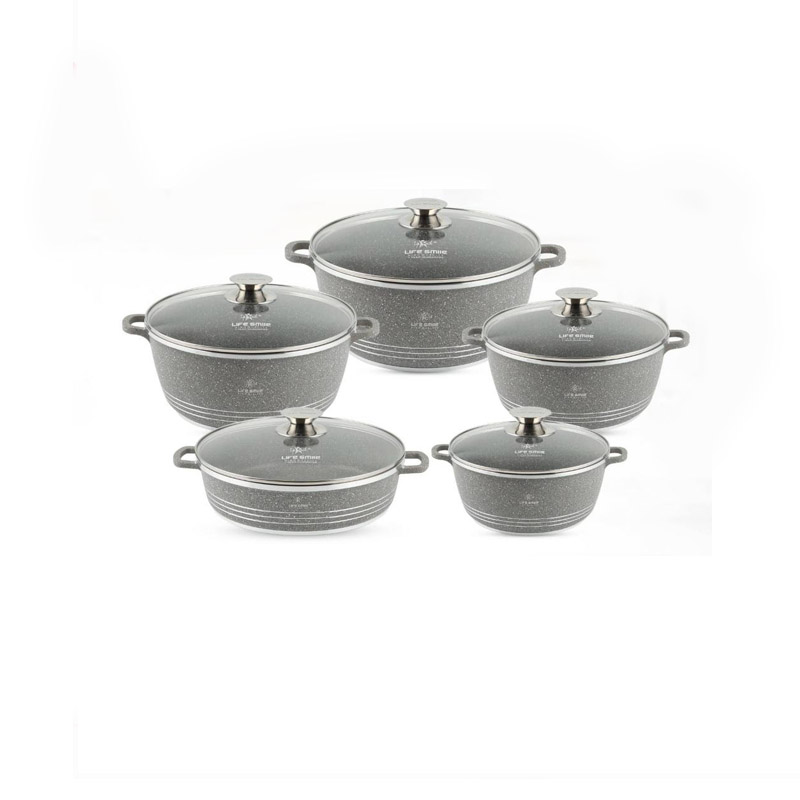 سرویس قابلمه گرانیتی لایف اسمایل LIFEP7-10