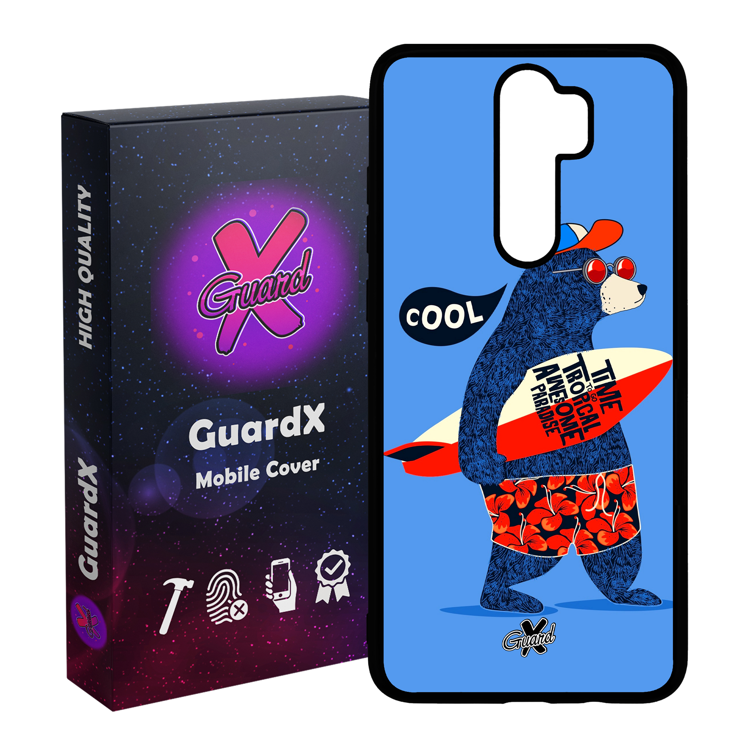 کاور گارد ایکس طرح Pet مدل Glass10220 مناسب برای گوشی موبایل شیائومی Redmi Note 8 Pro