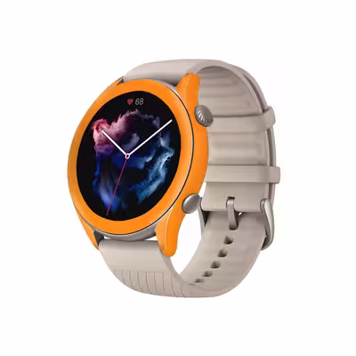 برچسب ماهوت طرح Matte-Orange مناسب برای ساعت هوشمند آمازفیت GTR 3
