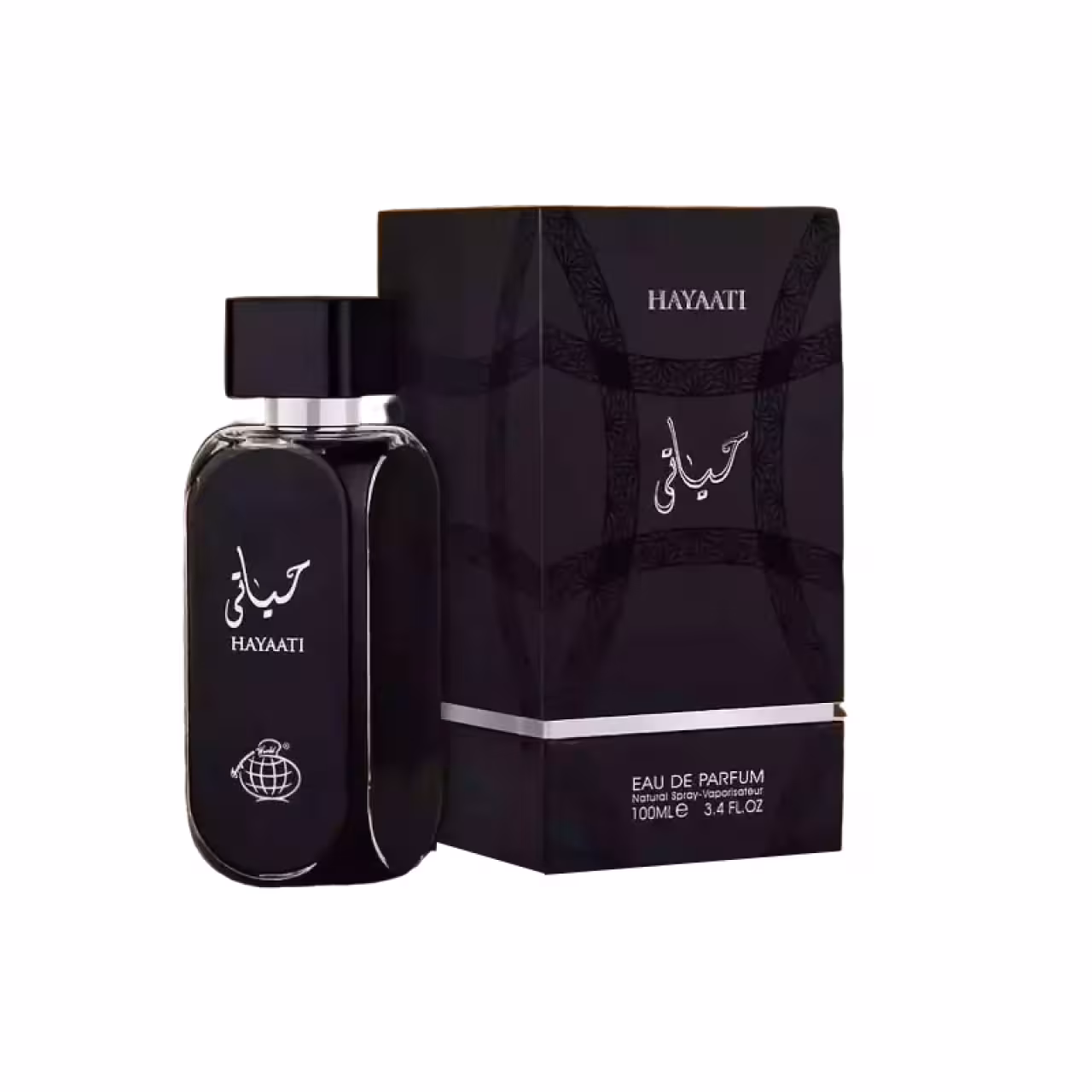 عطر ادکلن زنانه مردانه فراگرنس ورد مدل حیاتی مشکی حجم 100 میل جعبه هارد باکس