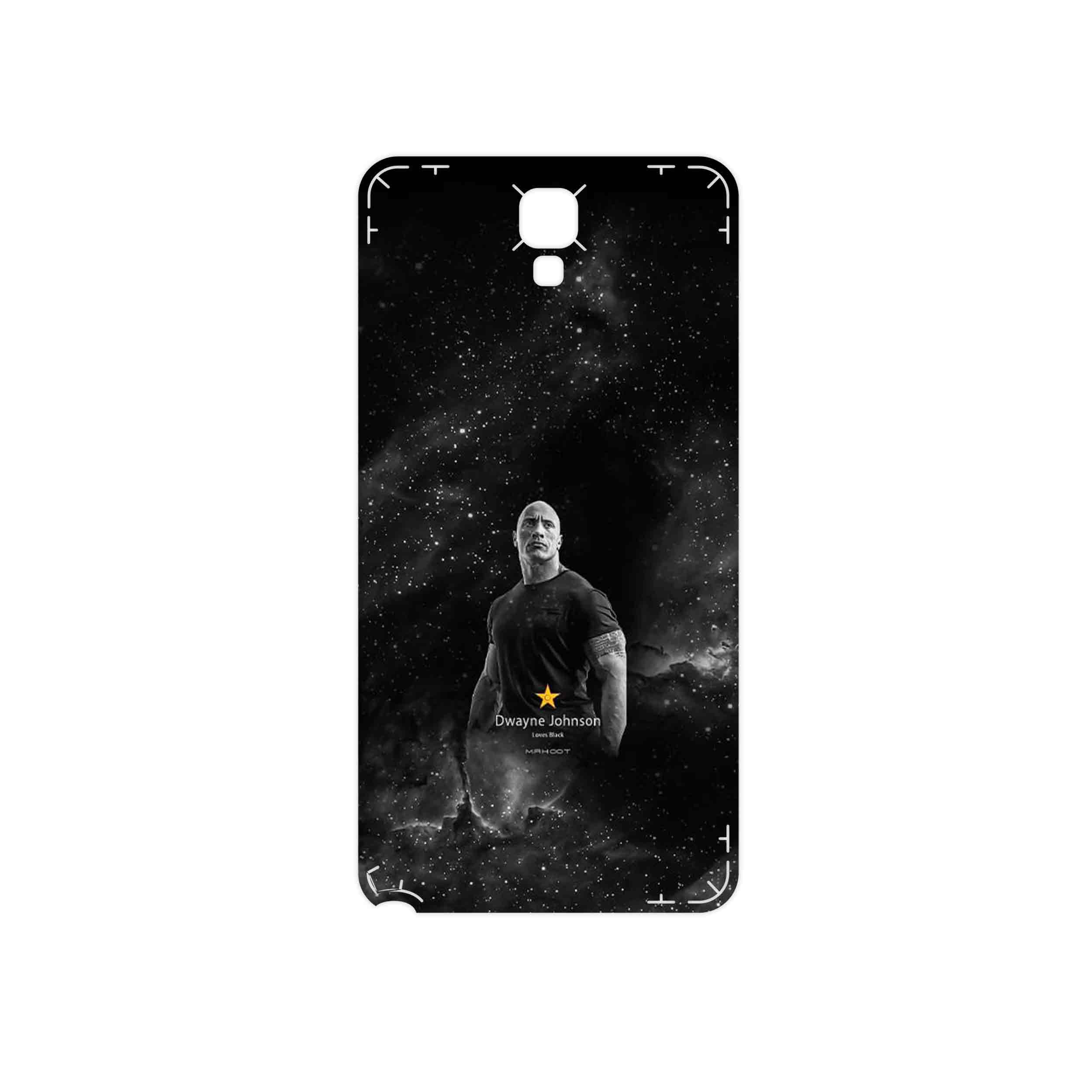 برچسب پوششی ماهوت مدل Dwayne Johnson مناسب برای گوشی موبایل سامسونگ Galaxy Note 3 Neo