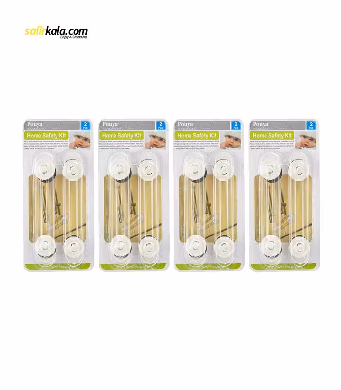 قفل درب کابینت پویا مدل Home Safety Kit چهار بسته 2 عددی