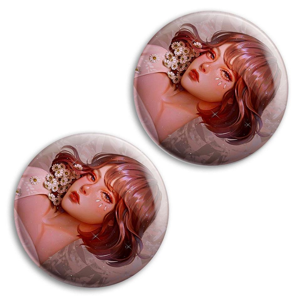 پیکسل پرمانه طرح دخترانه جذاب کد pm2n.30011 مجموعه 2 عددی