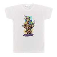 تی شرت  آستین کوتاه بچگانه پرمانه طرح لاکپشت های نینجا کد pmt.6619