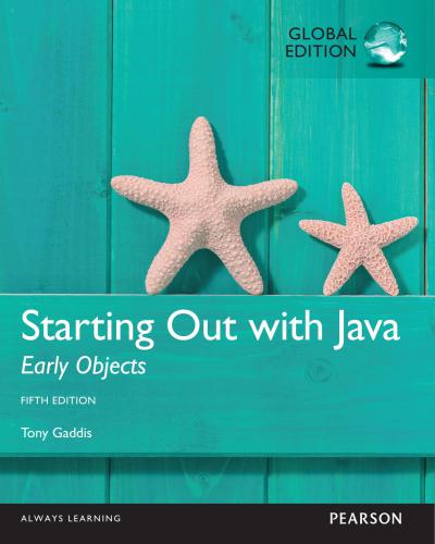 خرید و دانلود نسخه کامل کتاب Starting Out with Java: Early Objects (Global Edition)