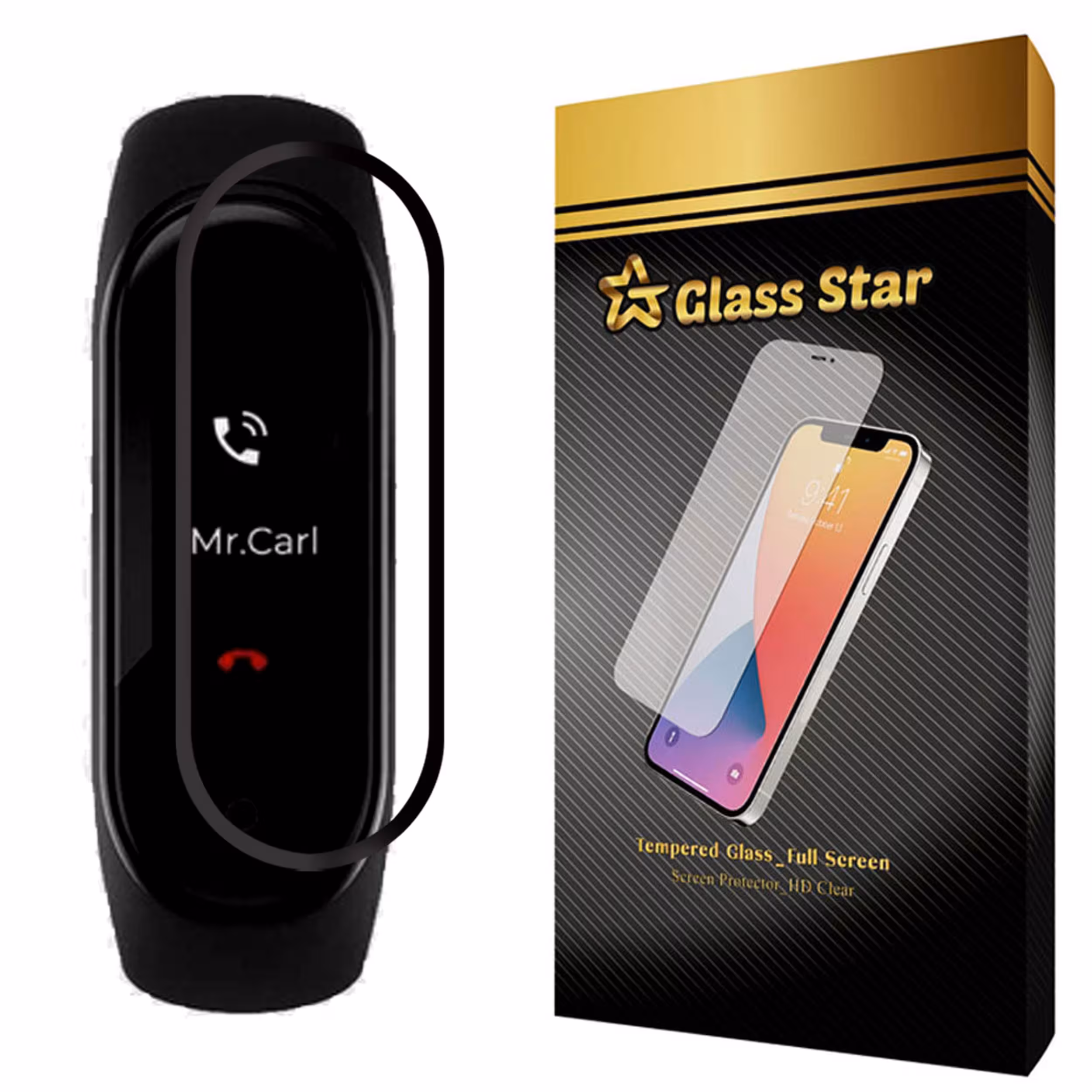 محافظ صفحه نمایش گلس استار نانو مدل PMGA-Glass مناسب برای مچ بند هوشمند شیائومی Mi Band 4