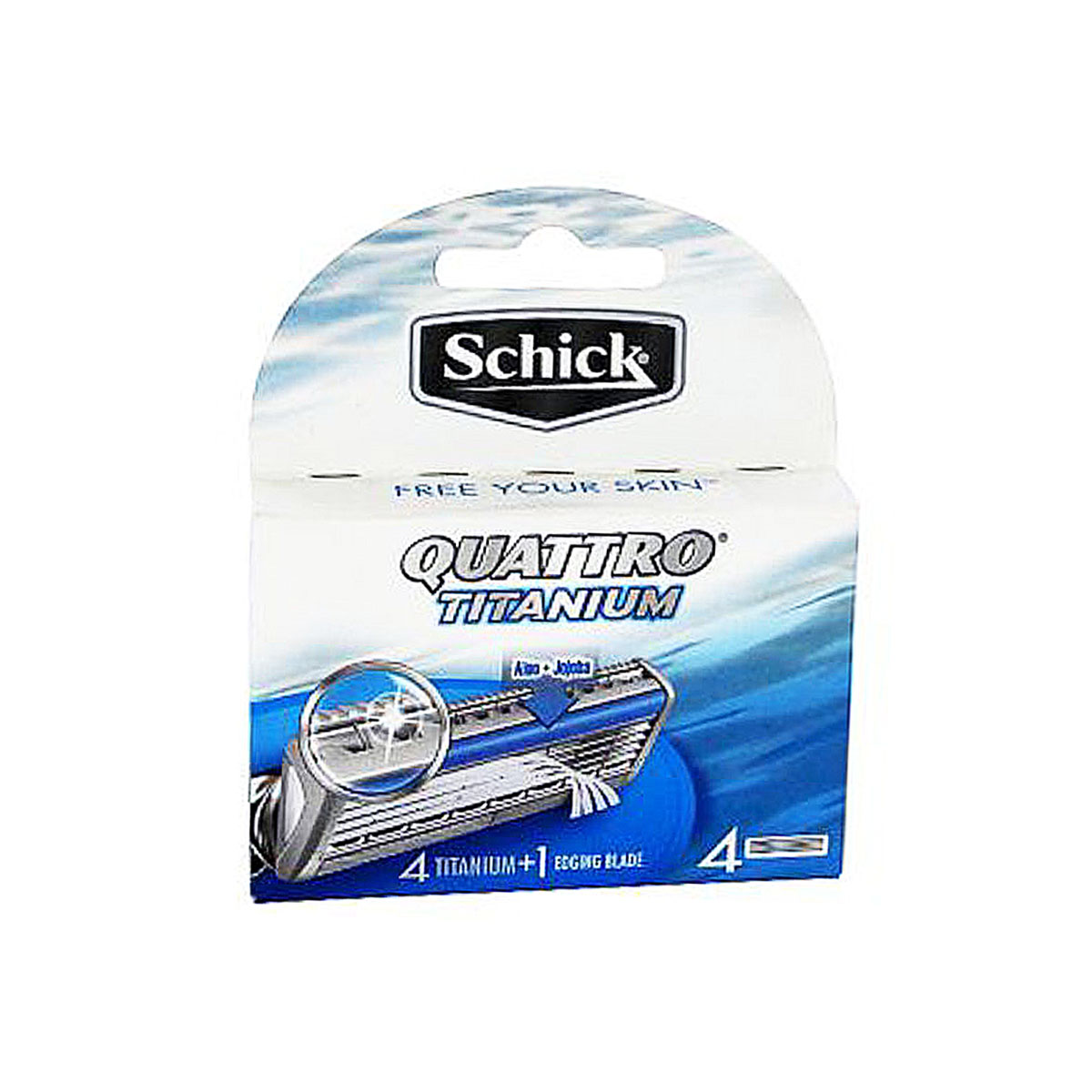تیغ یدک Quattro Titanium شیک