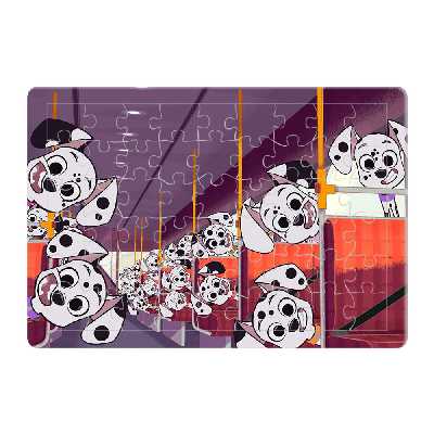 پازل 54 تکه طرح صد و يک سگ خالدار مدل P029