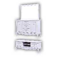 ست آینه کنسول و میز تلویزیون ابزاری