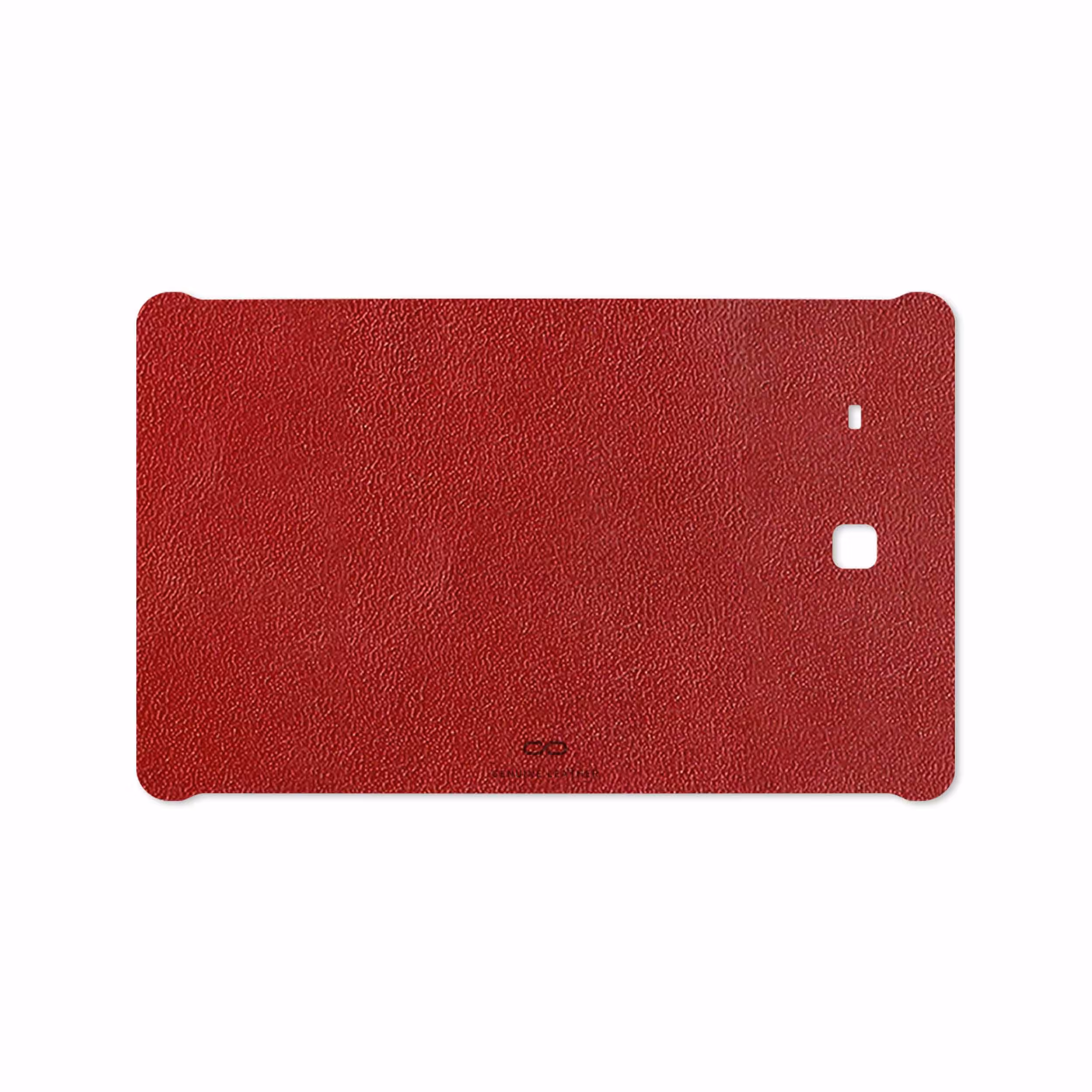 برچسب پوششی ماهوت مدل Red-Leather مناسب برای تبلت سامسونگ Galaxy Tab E 9.6 2015 T561