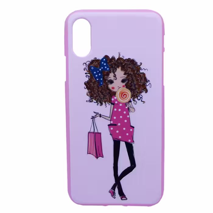 کاور طرح Curly Hair مدل NKK-01 مناسب برای گوشی موبایل اپل Iphone X /Xs