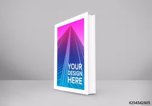 دانلود Book Cover Mockup – طرح لایه باز موکاپ جلد کتاب