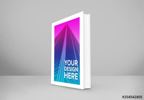 دانلود Book Cover Mockup – طرح لایه باز موکاپ جلد کتاب