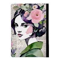 کلاسور مدل دختر و گلها کد nc188 | چاوه