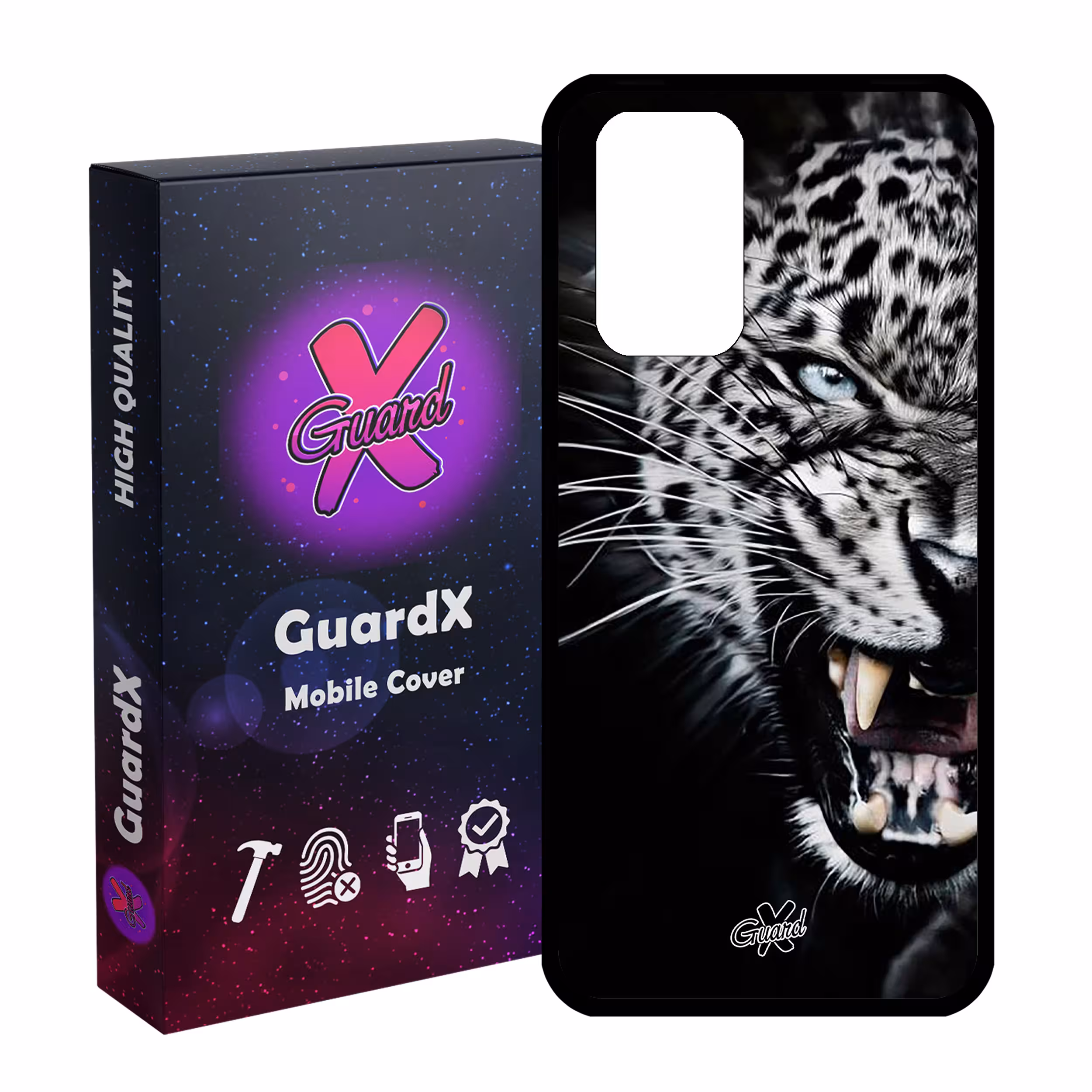 کاور گارد ایکس طرح پلنگ مدل Glass10244 مناسب برای گوشی موبایل شیائومی Redmi Note 10 Pro / Note 10 Pro Max