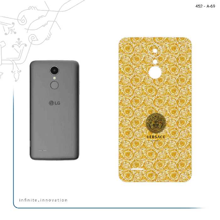 برچسب پوششی ماهوت مدل versace مناسب برای گوشی موبایل ال جی K8 2017