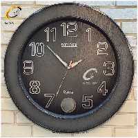 ساعت دیواری اورجینال ولدر PVC طوسی| کد رفرنس 702