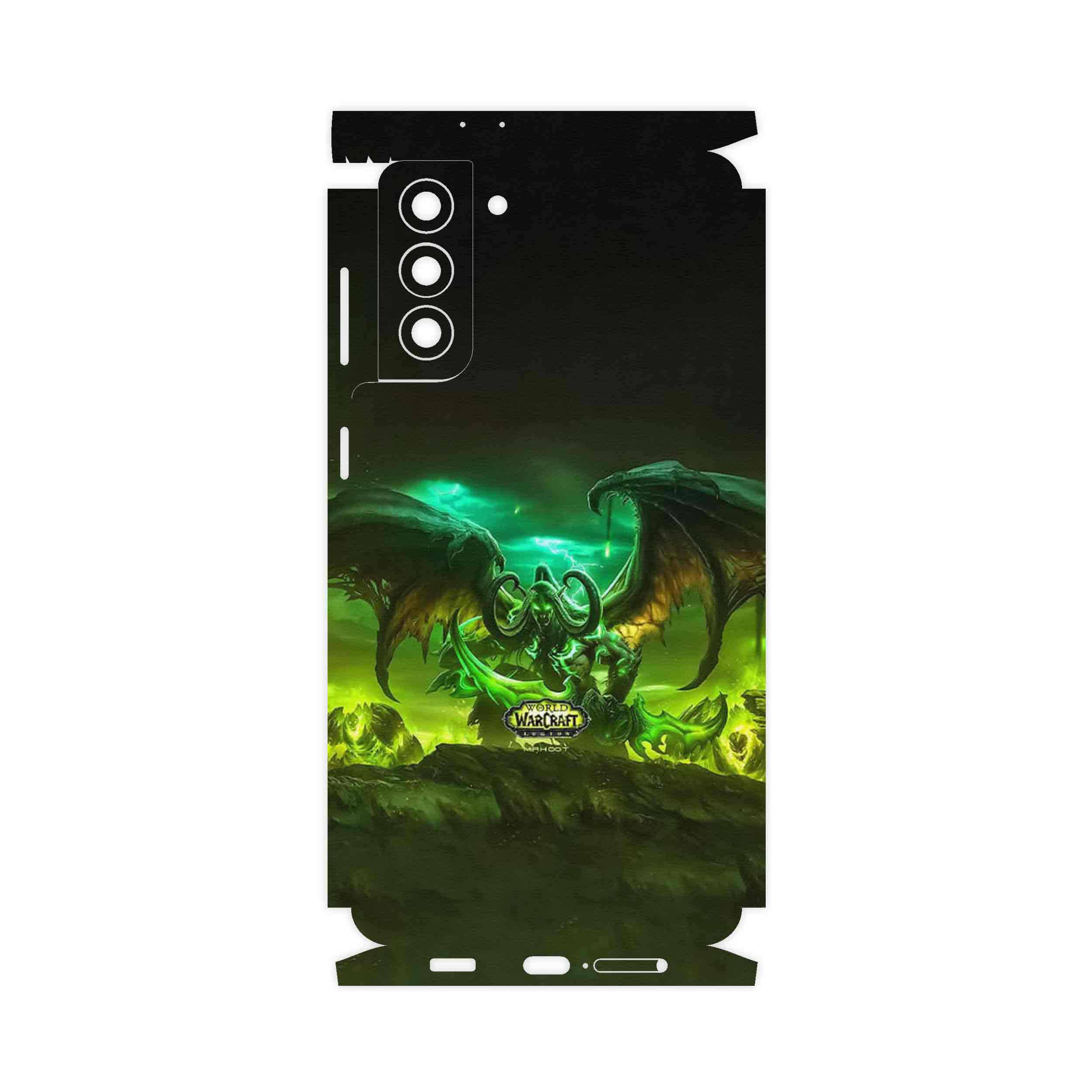برچسب پوششی ماهوت مدل Warcraft Game Series-FullSkin مناسب برای گوشی موبایل سامسونگ Galaxy S21 Plus 5G