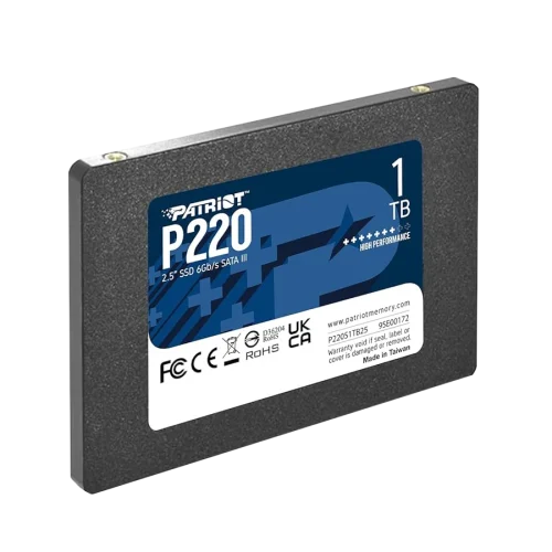 اس اس دی پاتریوت Patriot P220 SATA III 2.5inch 1TB (آکبند)