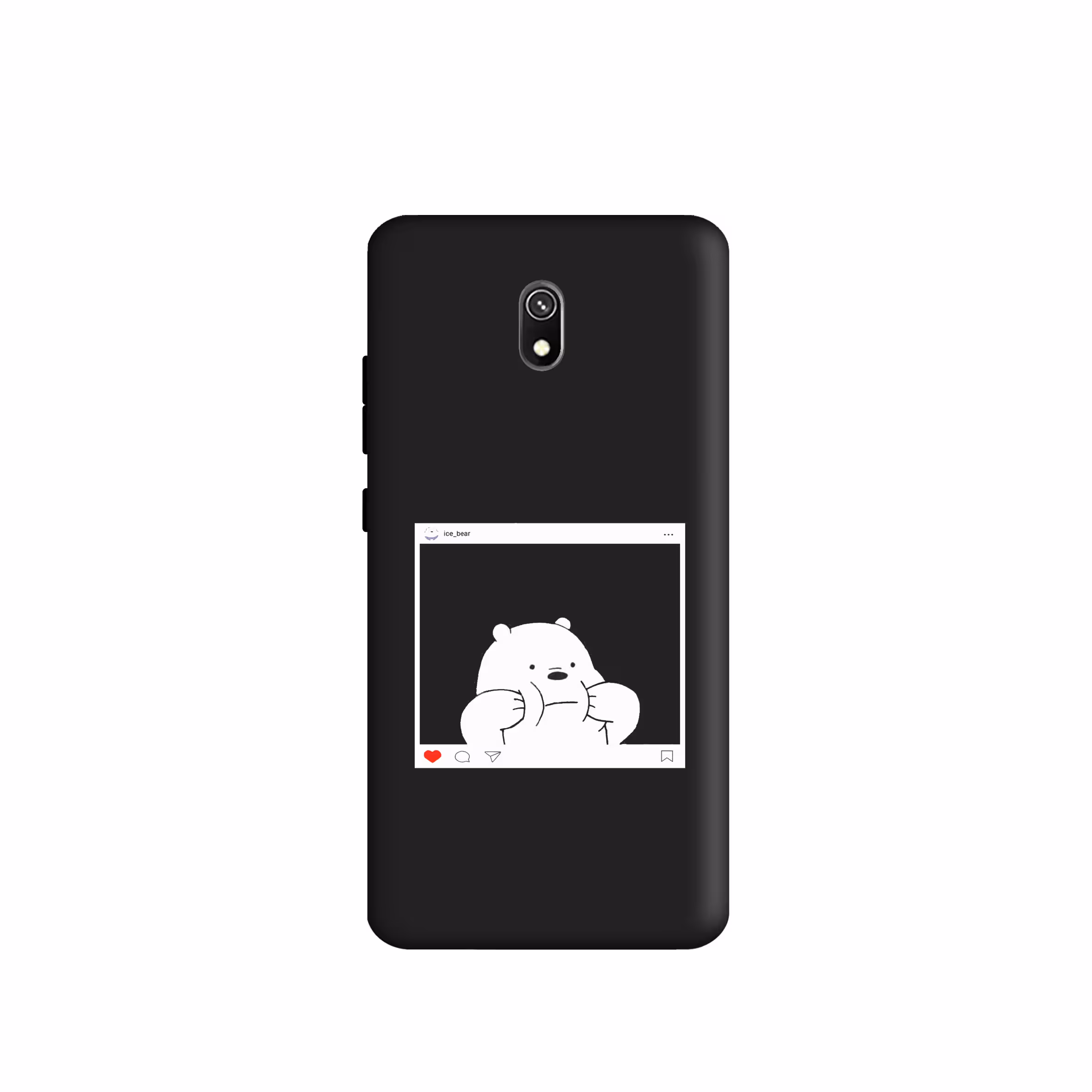 کاور طرح  خرس کله فندقی کد y8633 مناسب برای گوشی موبایل شیائومی  Redmi 8A