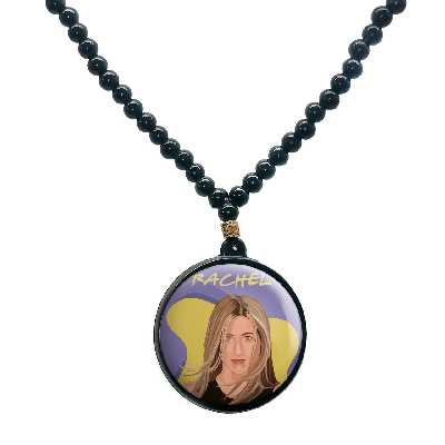 گردنبند پرمانه طرح فرندز کد pmd.18858 مدل دو طرفه