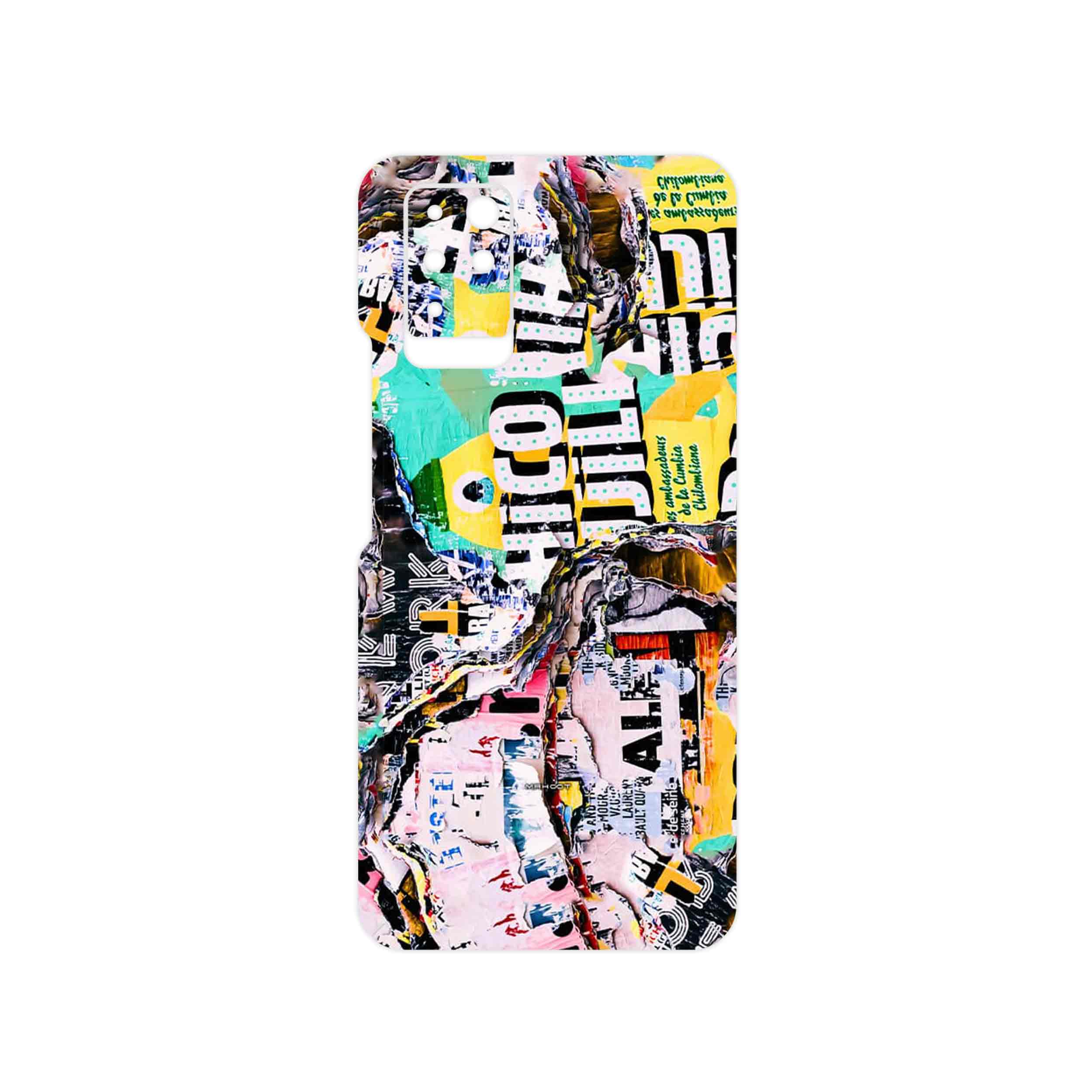 برچسب پوششی ماهوت مدل Collage of Teared Paper مناسب برای گوشی موبایل اینفینیکس Note 10