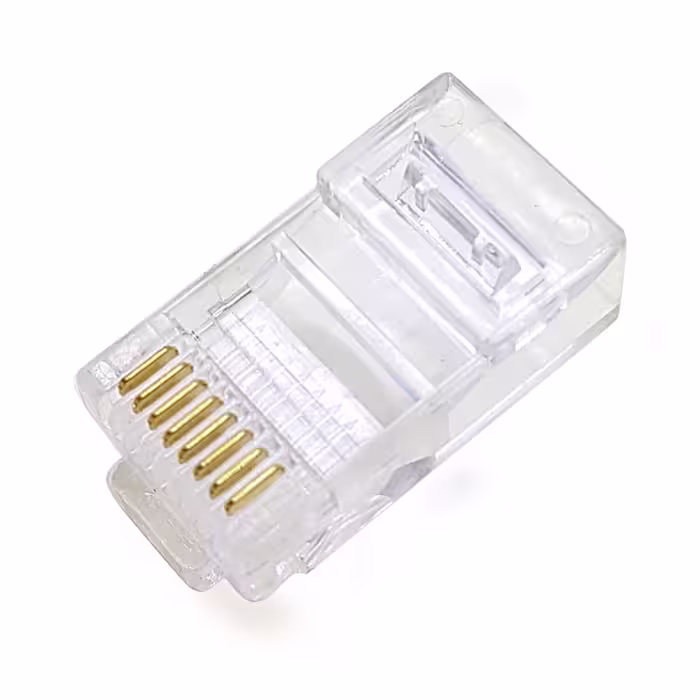 سوکت شبکه CAT5 مدل 8P8C بسته 50 عددی 