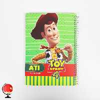 دفتر مشق 100 برگ سیمی جلد سخت طرح وودی آتی