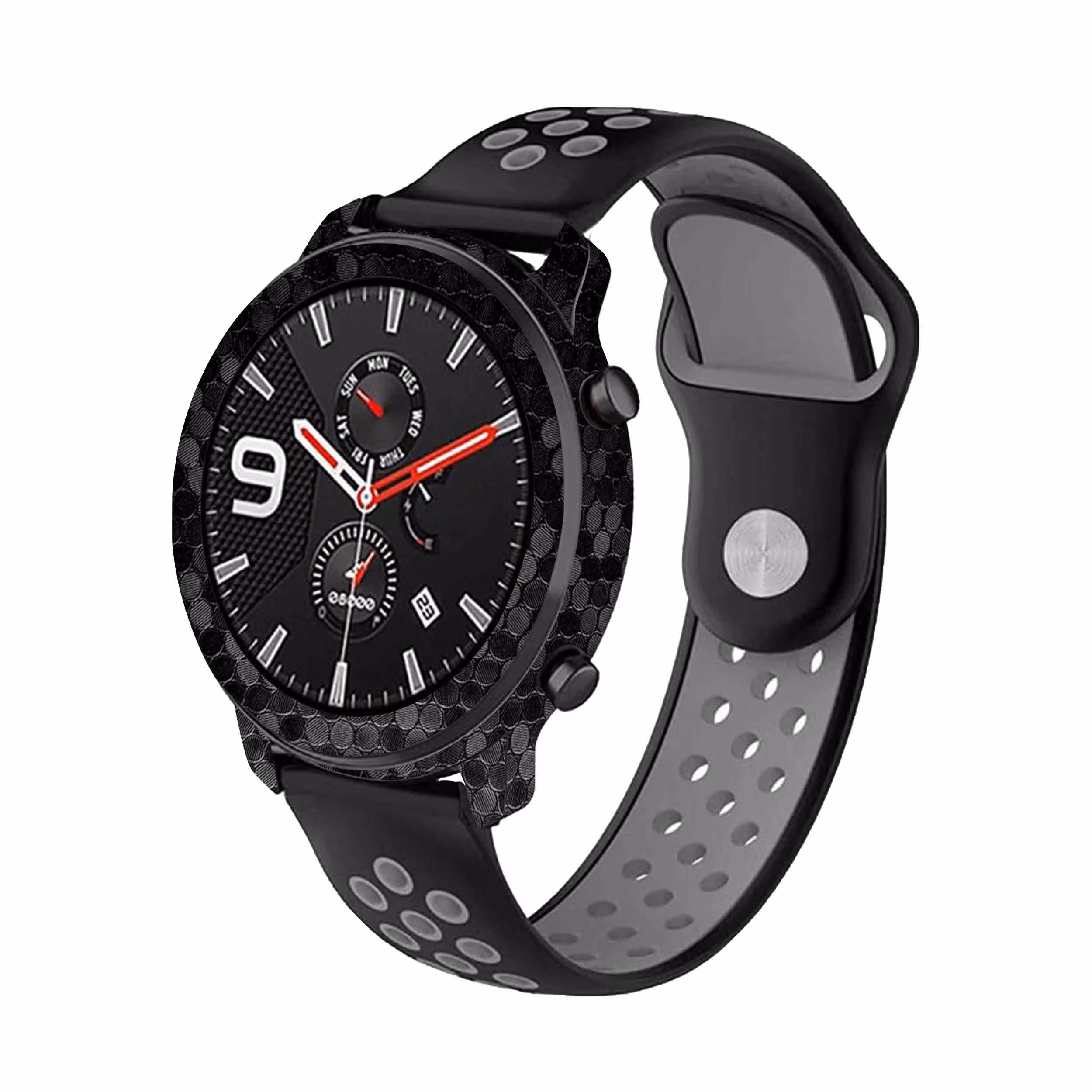 برچسب ماهوت طرح Honey Comb Circle مناسب برای ساعت هوشمند شیایومی Amazfit GTR 47mm