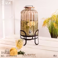 کلمن شیشه ای شامپاینی شیاردار بی وی کی کد 453703