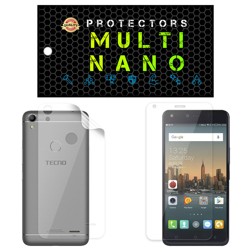 محافظ صفحه نمایش مولتی نانو مدل X-SFT مناسب برای گوشی موبایل تکنو WX4 Pro به همراه محافظ پشت | کالا برتری