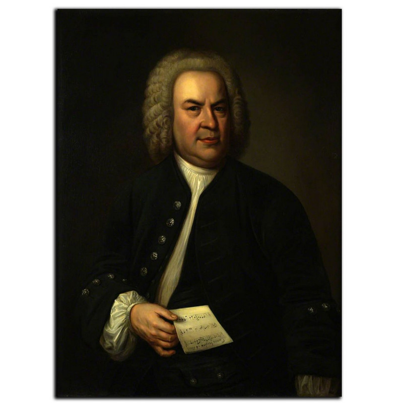 تابلو شاسی بکلیت طرح مشاهیر موسیقی سباستین باخ مدل SH-6026 | دنیای قاب