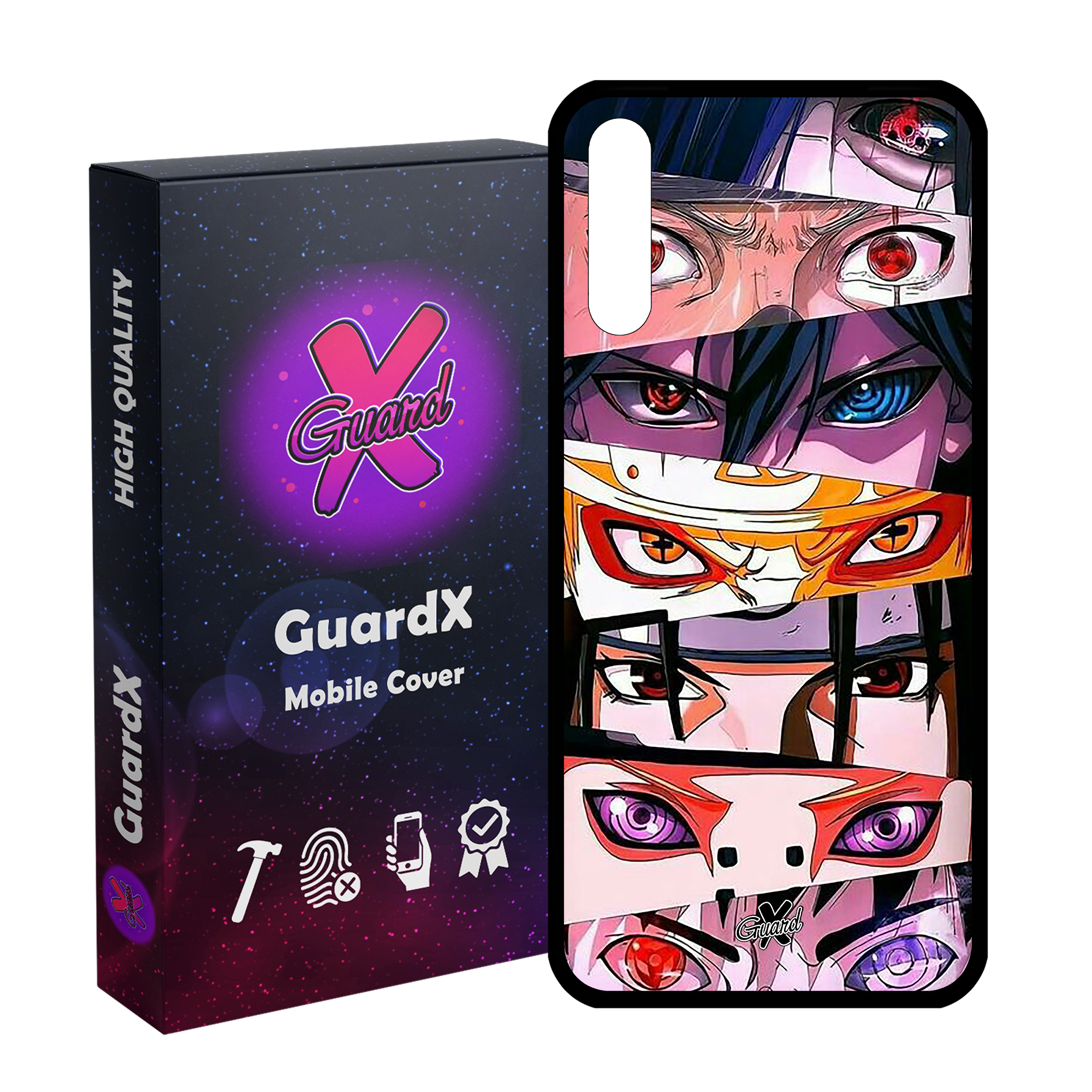 کاور گارد ایکس طرح ناروتو انیمه مدل Glass10547 مناسب برای گوشی موبایل سامسونگ Galaxy A30s/A50/A50s