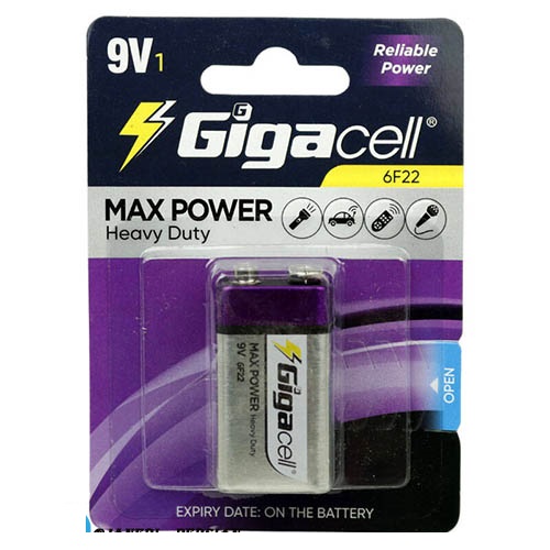 باتری کتابی Gigacell 9V