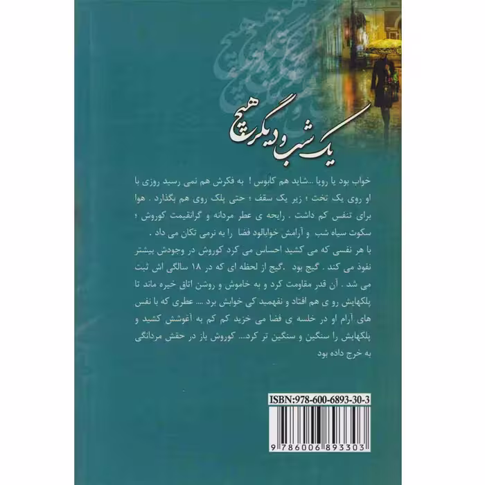 کتاب یک شب و دیگر هیچ اثر زهرا دلگرمی نشر آرینا