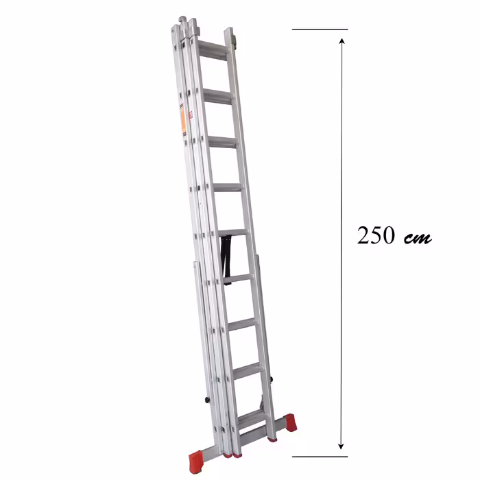 نردبان 27 پله آلوپات مدل دوطرفه کشویی 7.5m