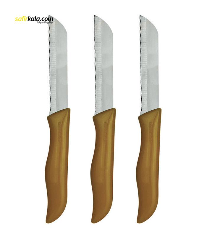 چاقو آشپزخانه مدل R34243 مجموعه 3 عددی