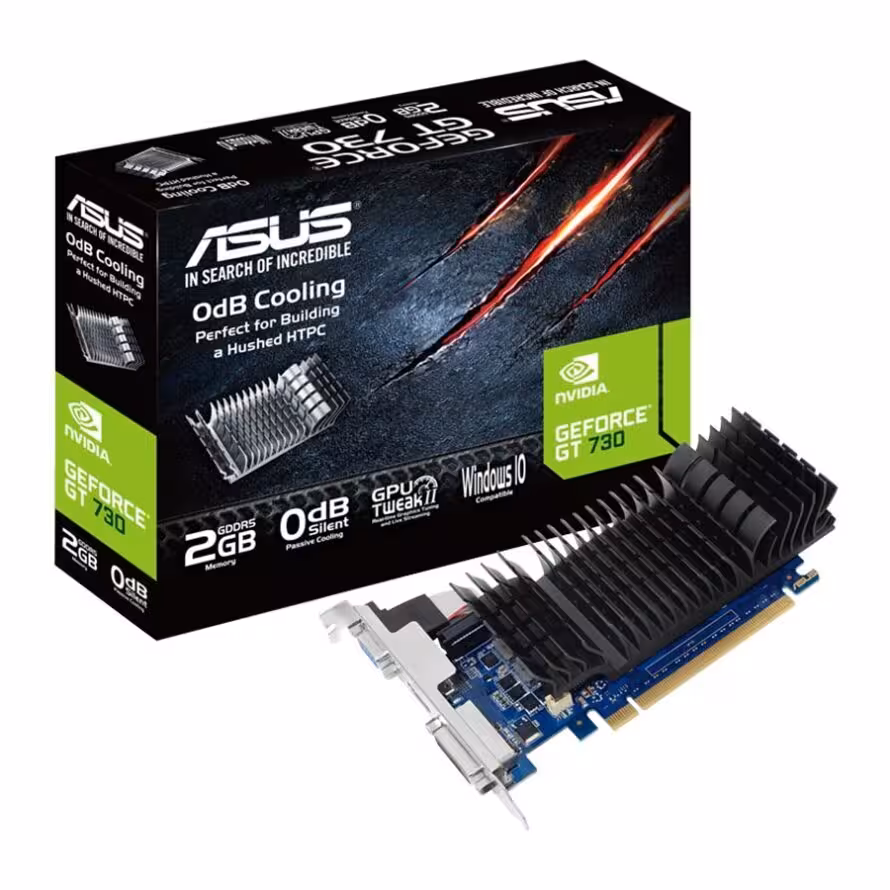 کارت گرافیک ایسوس مدل GeForce GT 730-SL 2G D5 BRK