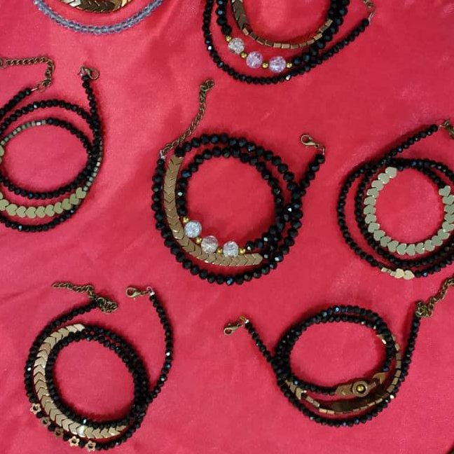 دستبد کریستال و حدیدد