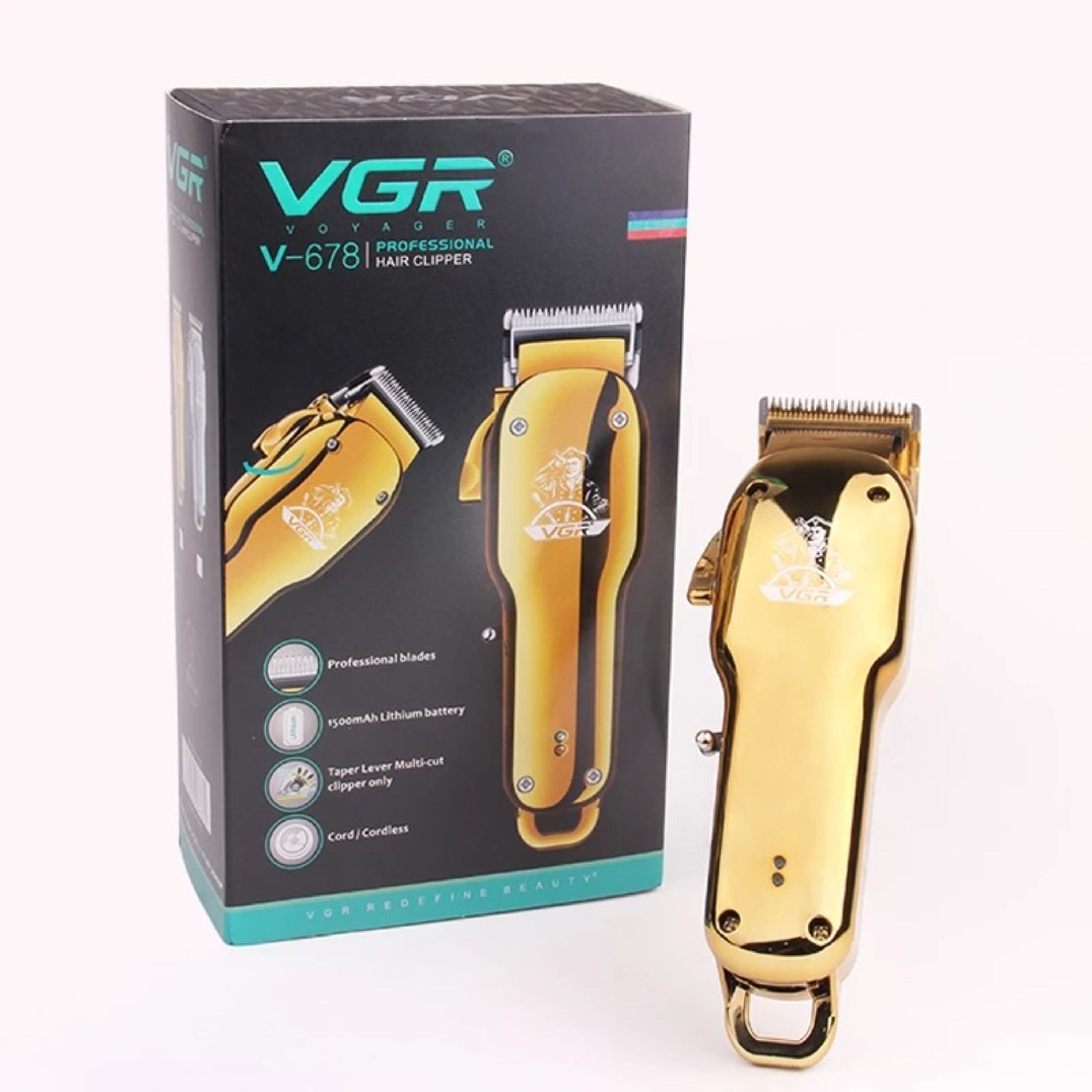 ماشین اصلاح (گارانتی دار) وی جی ار مدل V-678