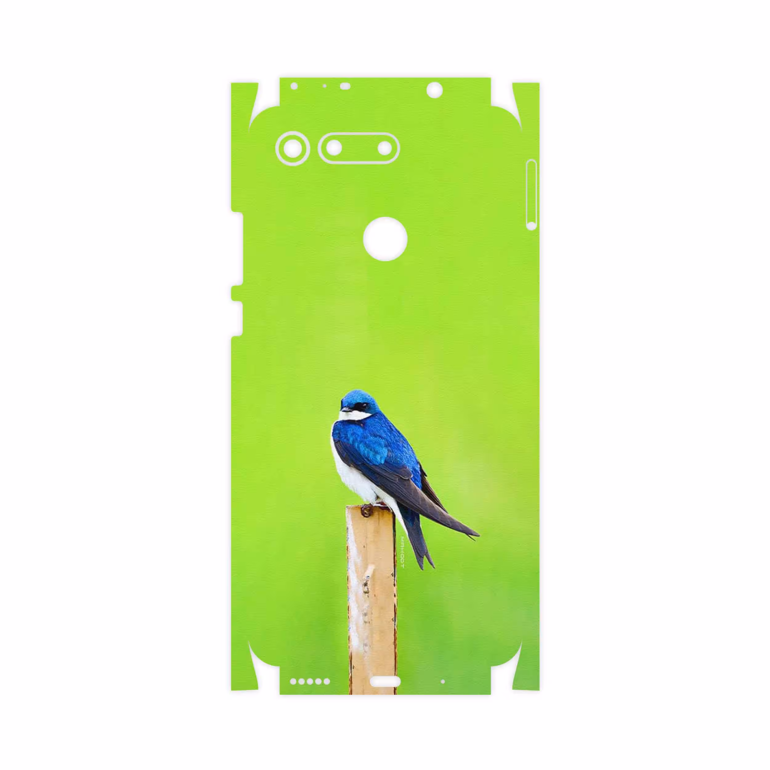 برچسب پوششی ماهوت مدل Bird Swallow-FullSkin مناسب برای گوشی موبایل آنر View 20