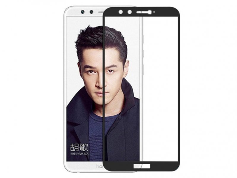 محافظ صفحه نمایش شیشه ای تمام چسب هواوی Full Glass Screen Protector Huawei Honor 9 Lite
