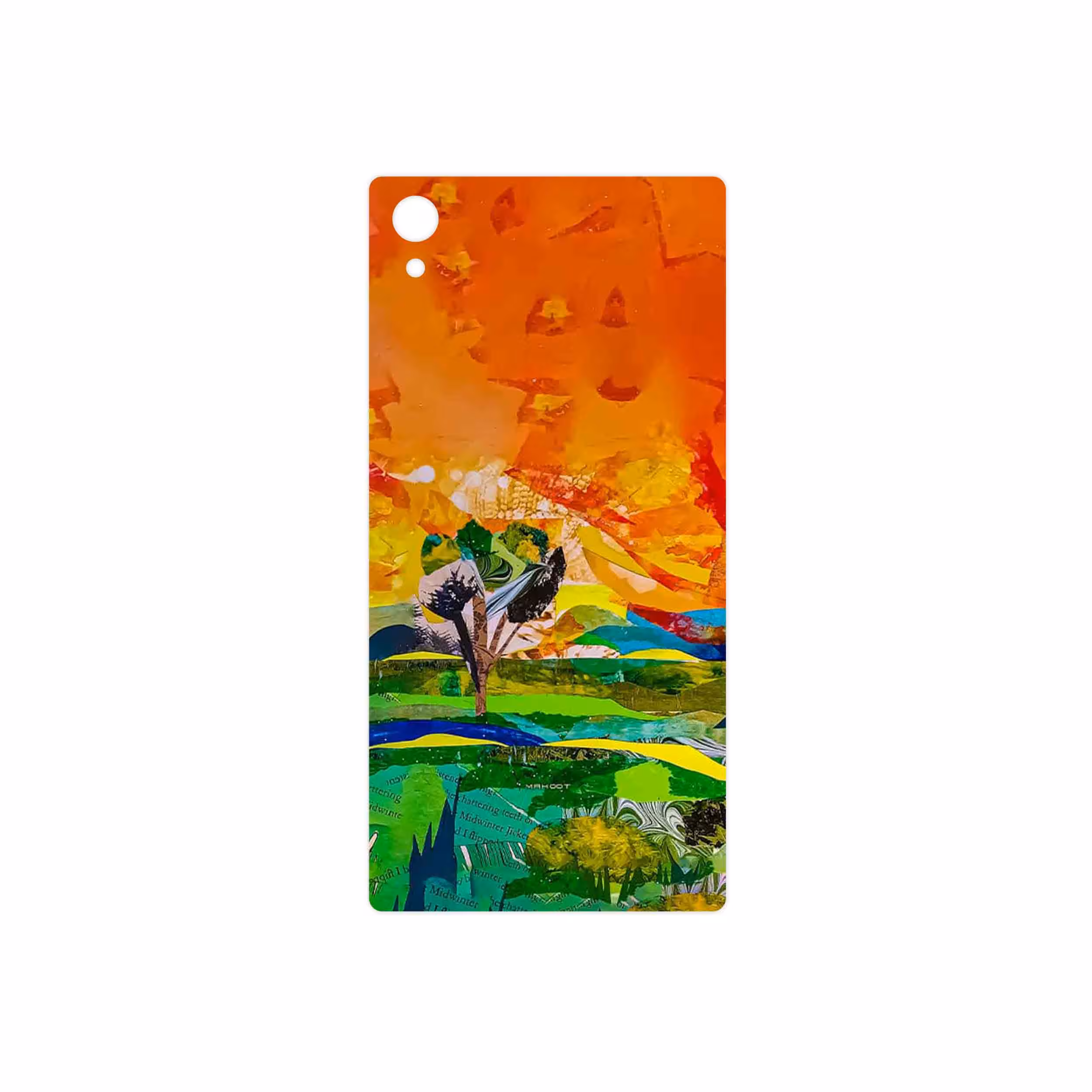 برچسب پوششی ماهوت مدل Collage of Painting مناسب برای گوشی موبایل سونی Xperia Z5