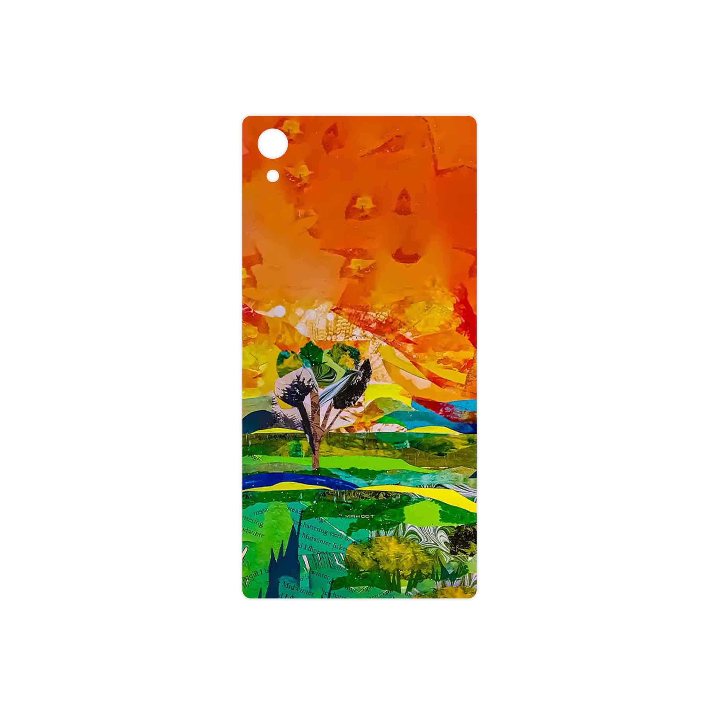 برچسب پوششی ماهوت مدل Collage of Painting مناسب برای گوشی موبایل سونی Xperia Z5