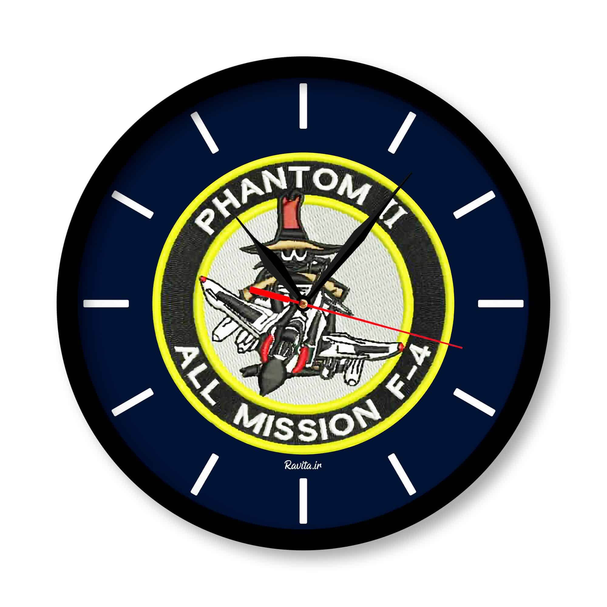ساعت‌ دیواری راویتا طرح F-4 کد 3331