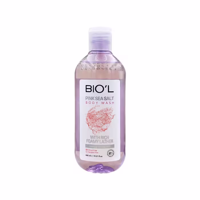 شامپو بدن مرطوب کننده پوست نرمال تا چرب بیول مدل Pink Sea Salt
